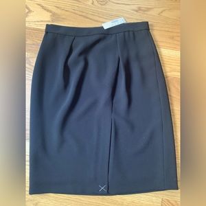 J Crew mini skirt with faux wrap look.